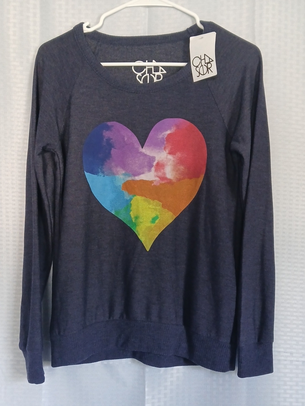 Chaser Heart Pullover NWT